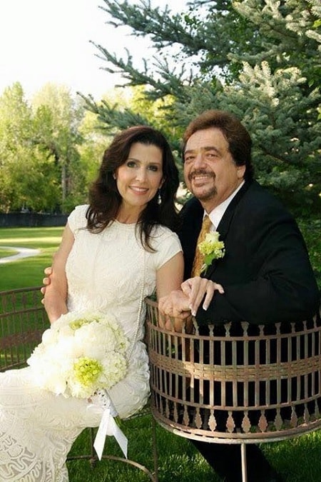 A picture of Jay Osmond with his wife, Karen Randall.